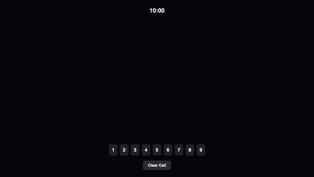 Sudoku game screenshot