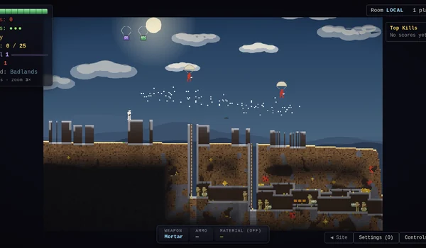 SandStorm original illustrated cover, not a gameplay screenshot